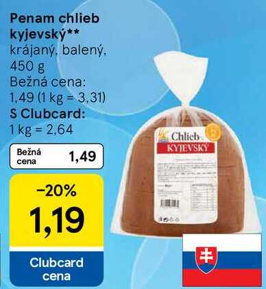 Penam chlieb kyjevský, 450 g