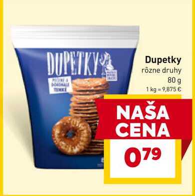 Dupetky rôzne druhy 80 g