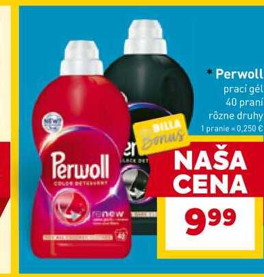 Perwoll renew prací gél 40 praní 