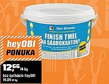 DEN BRAVEN TMEL PRE SADROKARTÓNY A OMIETKY FINISH 14 KG