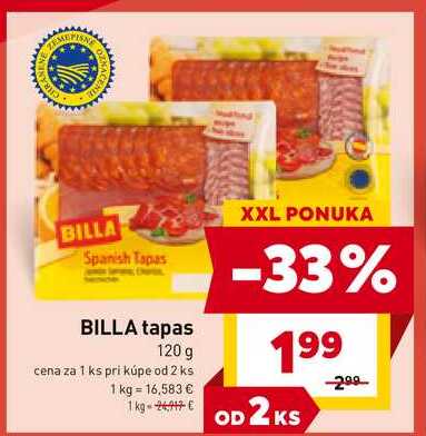 BILLA tapas 120 g