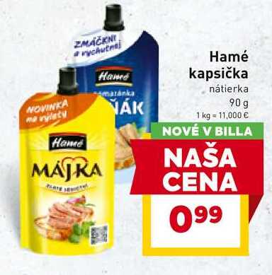 Hamé kapsička nátierka 90 g 