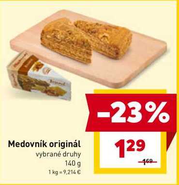 Medovník originál vybrané druhy 140g