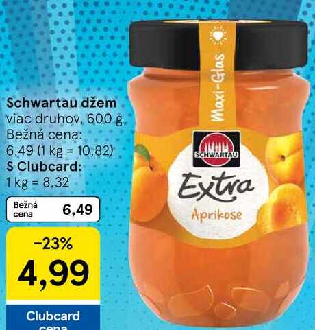 Schwartau džem, 600 g