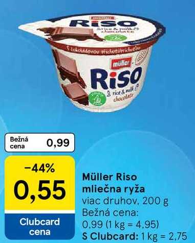 Müller Riso mliečna ryža, 200 g