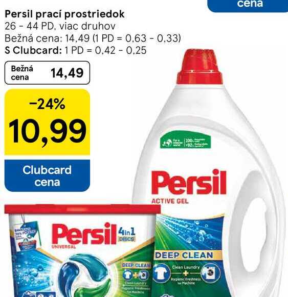 Persil prací prostriedok, 26-44 PD