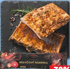 Bravčové rebro Sous vide