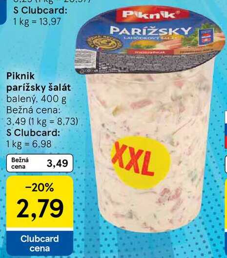 Piknik parížsky šalát, 400 g