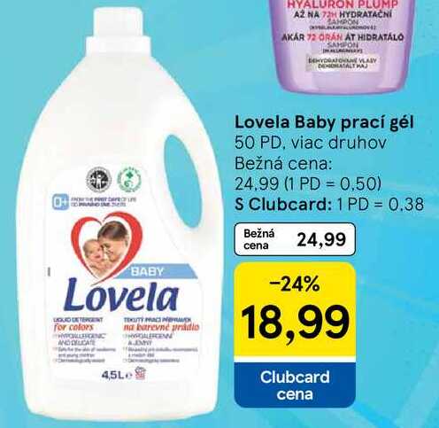 Lovela Baby prací gél, 50 PD