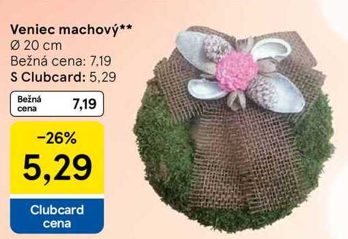 Veniec machový