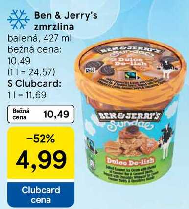 Ben & Jerry's zmrzlina, 427 ml 