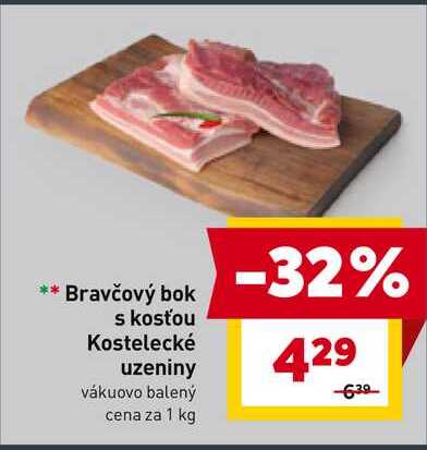 Bravčový bok s kosťou 1kg