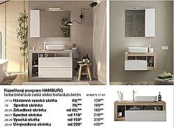 Kúpeľňový program HAMBURG - Zrkadlová skrinka