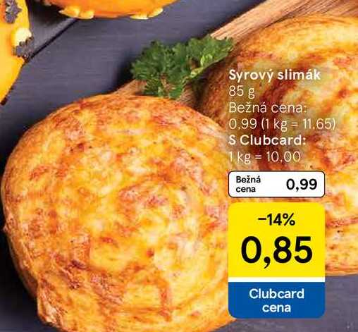 Syrový slimák 85 g 