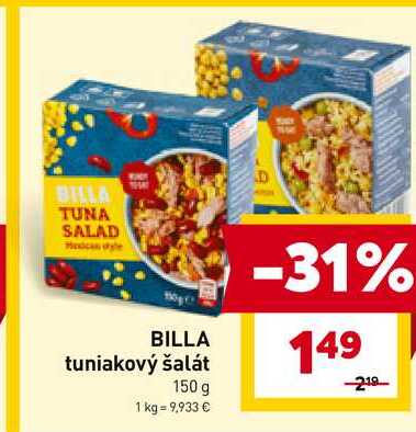 BILLA tuniakový šalát 150 g