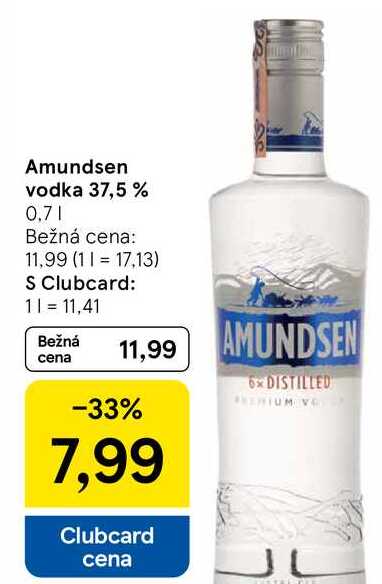 Amundsen vodka 37,5 %, 0,7 l