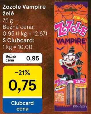 Zozole Vampire želé, 75 g