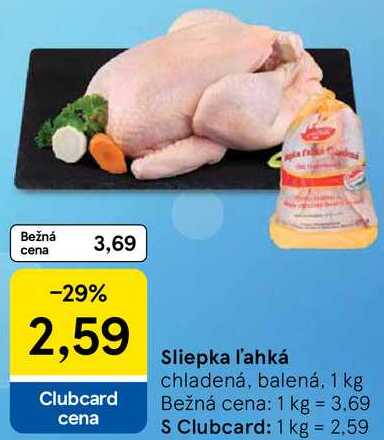 Sliepka ľahká, 1 kg 