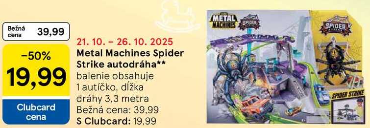 Metal Machines Spider Strike autodráha