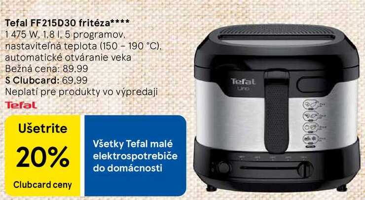 Tefal FF215D30 fritéza