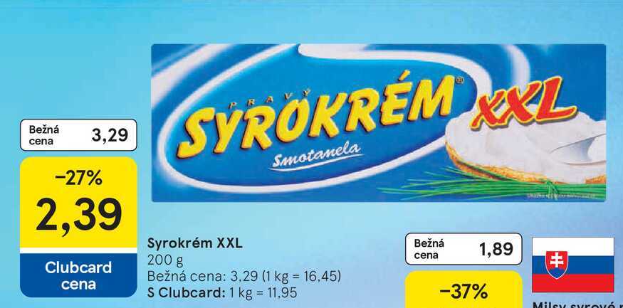 Syrokrém XXL 200 g