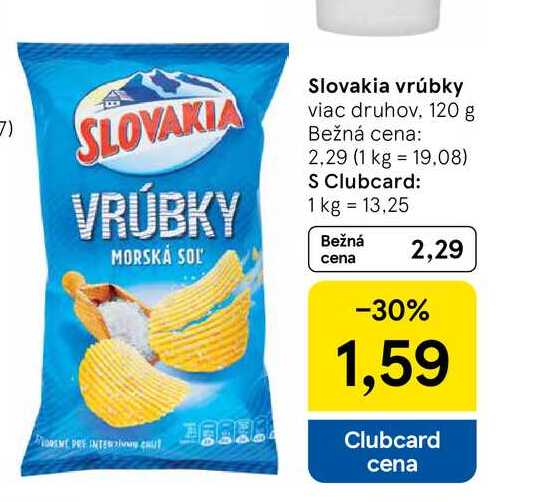 Slovakia vrúbky viac druhov 120 g