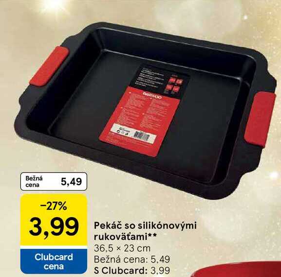 DAEWOO Pekáč so silikónovými rukoväťami 36,5 x 23 cm