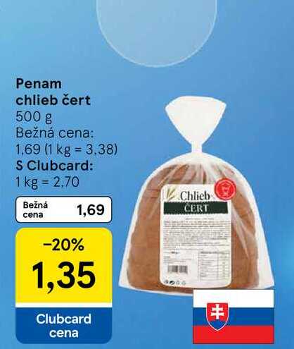 Penam chlieb čert 500 g