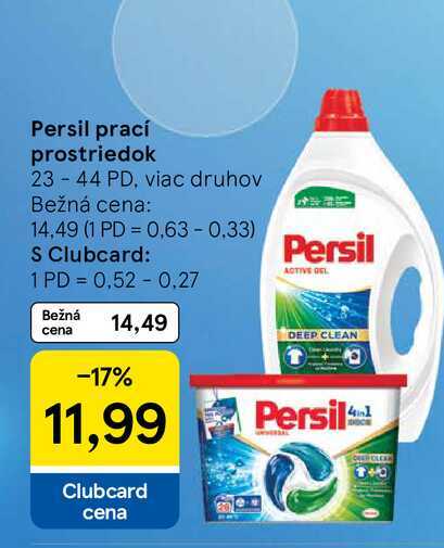 Persil prací prostriedok 23-44 PD, viac druhov