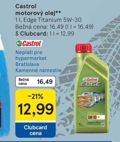 Castrol motorový olej 1l