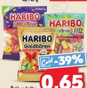 Haribo cukríky gum.
