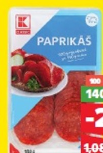 K-Classic Saláma Paprikáš