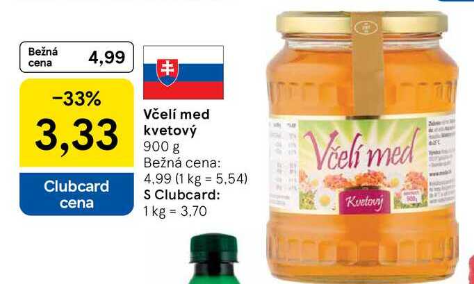 Včelí med kvetový 900 g