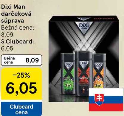 Dixi Man darčeková súprava 