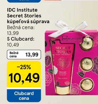 IDC Institute Secret Stories kúpeľová súprava 