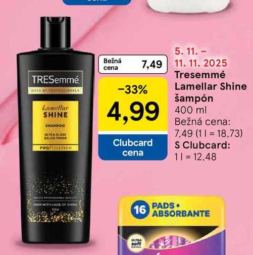 Tresemmé šampón 400 ml