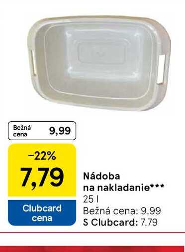 Nádoba na nakladanie 25l