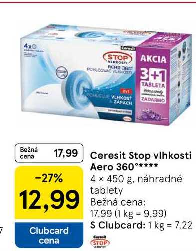 Ceresit Stop Vlhkosti 4x450 g
