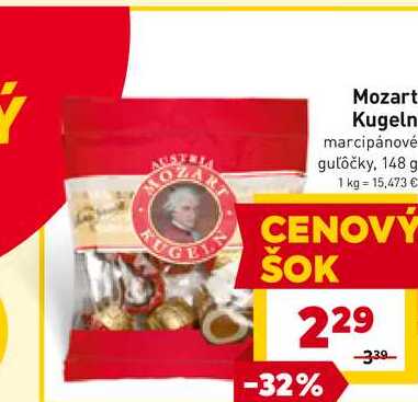 Mozart Kugeln marcipánové guľôčky, 148 g 