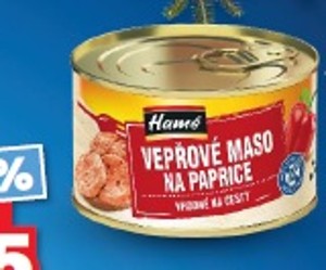 Hamé Hotové jedlo Bravčové na paprike