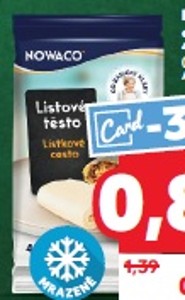 Nowaco Lístkové cesto