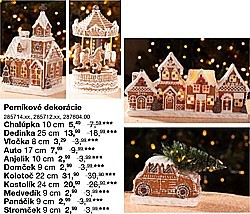 Perníkové dekorácie - Stromček