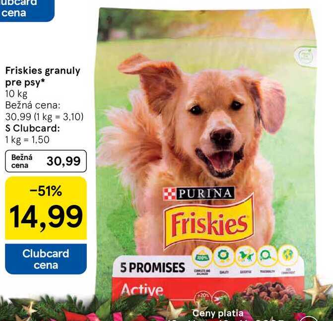 Friskies granuly pre psy 10 kg