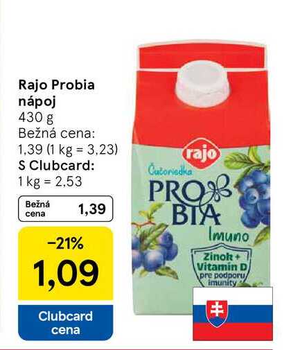 Rajo Probia nápoj 430 g 