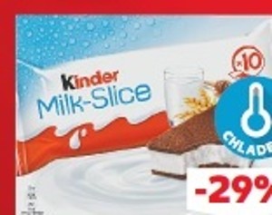 Kinder Mliečny rez Piškótové rezy