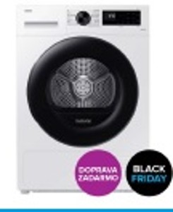 Sušička bielizne Samsung - DV90DG52AOAELE biela