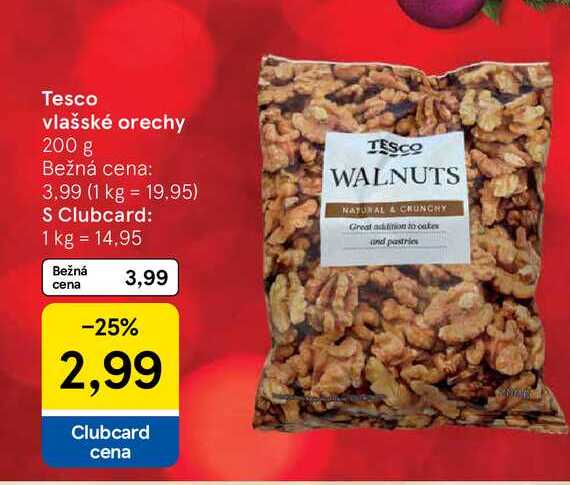 Tesco vlašské orechy 200 g