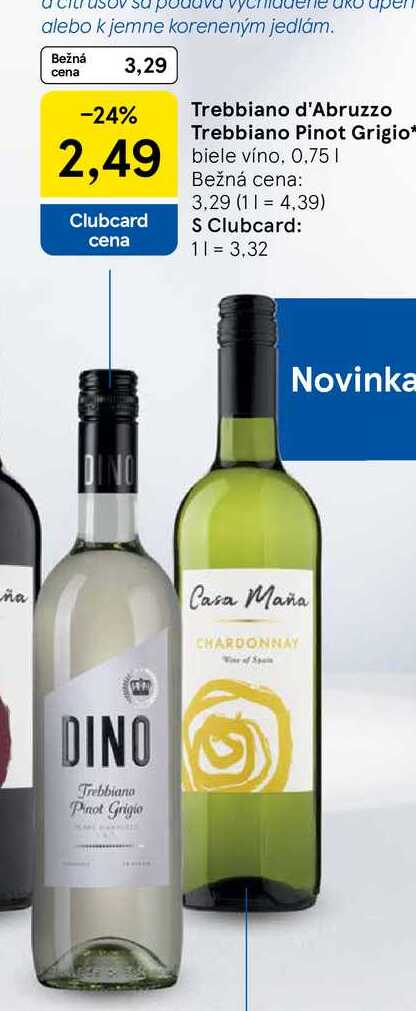 Trebbiano d'Abruzzo Trebbiano Pinot Grigio 0,75l