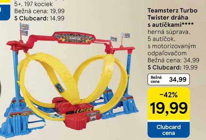Teamsterz Turbo Twister dráha s autíčkami