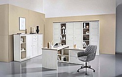 Pracovňa - skriňa na šanóny